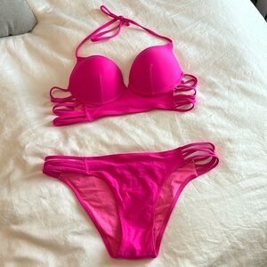 Fashion Nova hot Pink Bikini Bathing suit